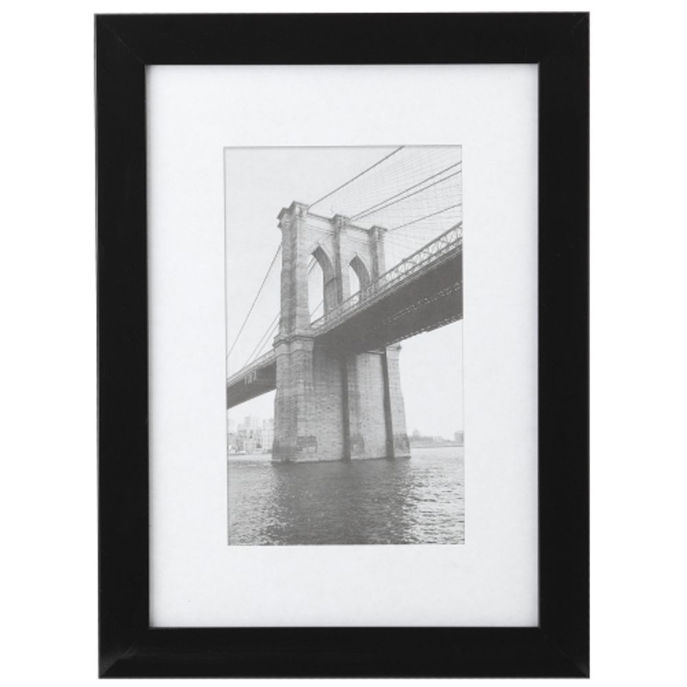 Фоторамка Image Art 601 21х30 пластиковая со стеклом чёрная | Image Art