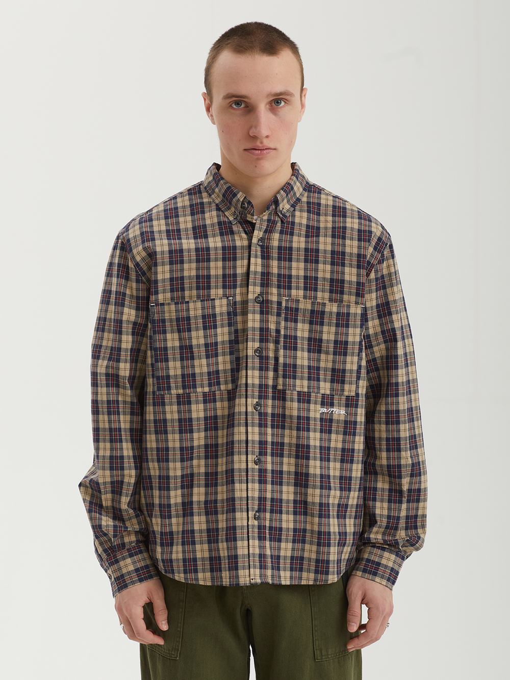 Мужская Рубашка Plaid