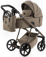 Детская коляска Adamex Delta Natura 3 в 1 DN-6-TAUPE (СЕРО-БЕЖЕВЫЙ)