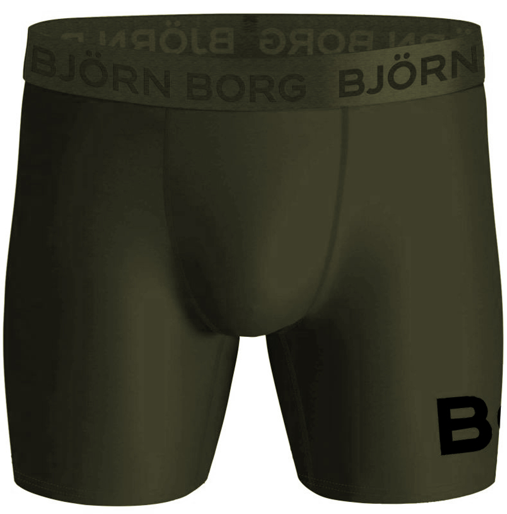 Мужские боксеры спортивные Björn Borg Performance Boxer 1P - green