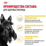 Royal Canin Mini Dermacomfort Корм сухой для взрослых собак мелких размеров 1кг