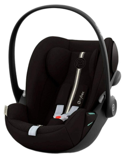 Коляска Cybex Coya Rosegold Frame Cloud G i-Size Moon Black Plus 2 в 1 Leaf Green с дождевиком и бампером