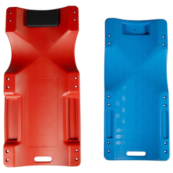 WDK-84068R Лежак ремонтный подкатной, пластиковый, красный