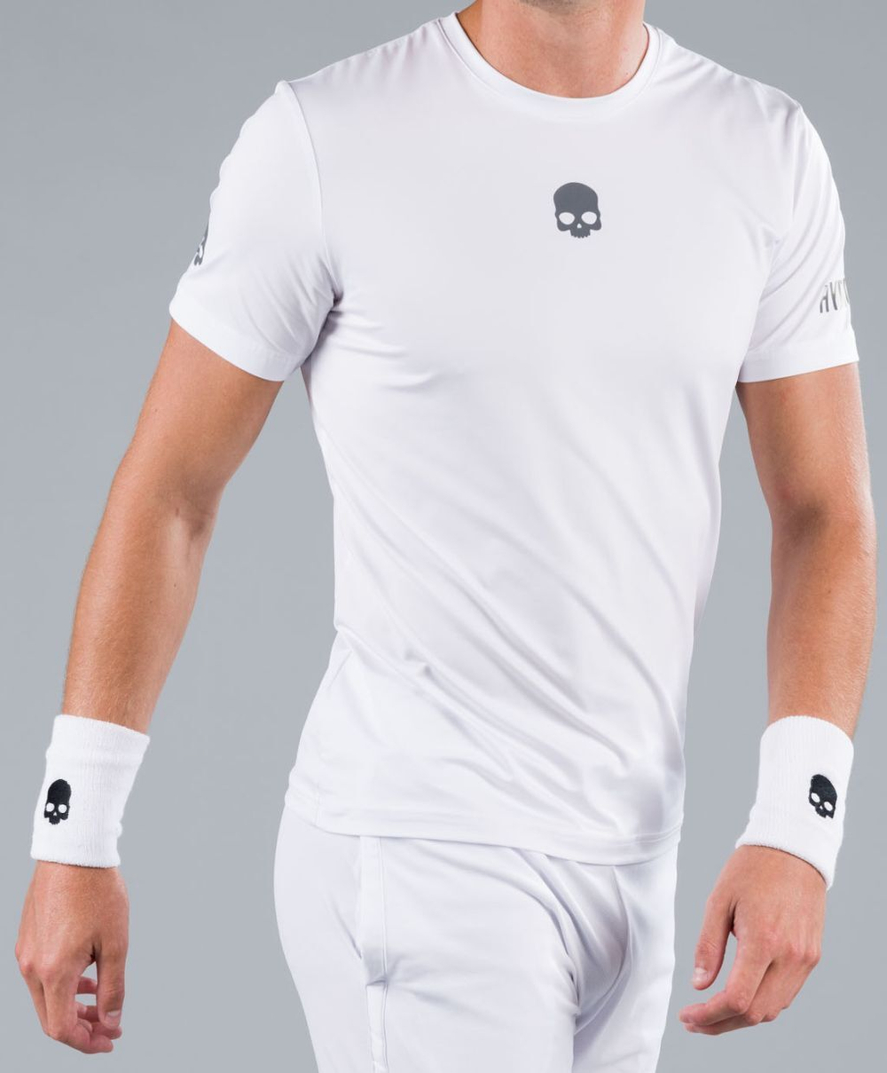 Мужская теннисная футболка Hydrogen Basic Tech Tee Man - белый