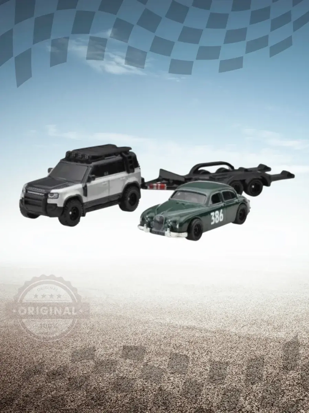 Набор Хот Вилс Premium Jaguar и Land Rover FLF56 JBM29