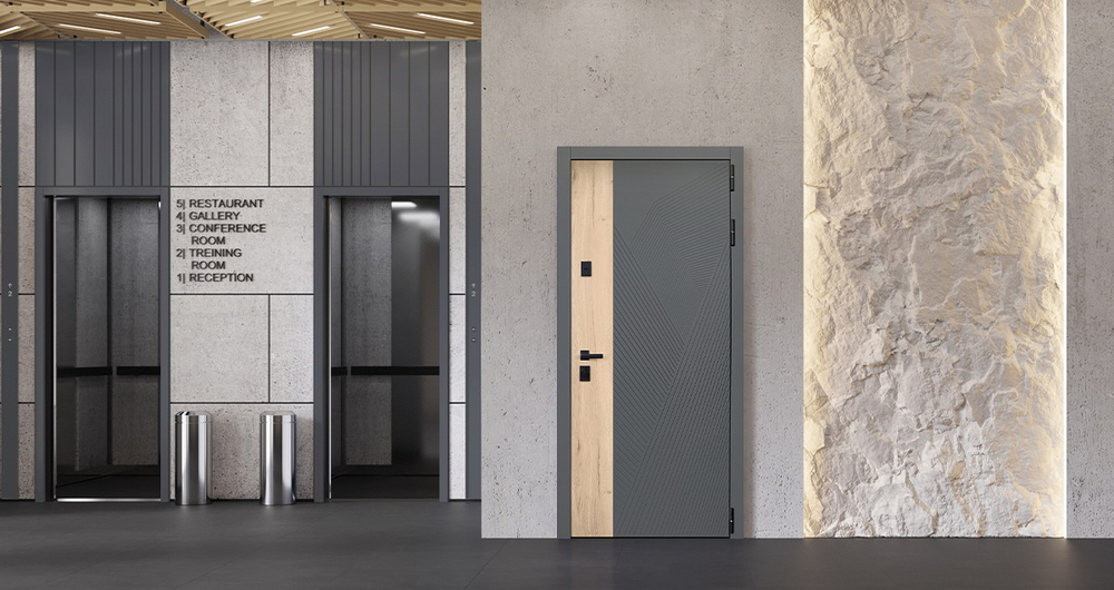 Стальная дверь "Бастион"  (адаптивная замковая часть). Заказная