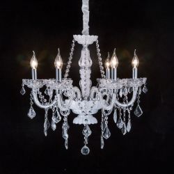 Citilux Финка CL353161 Люстра стеклянная подвесная Белая