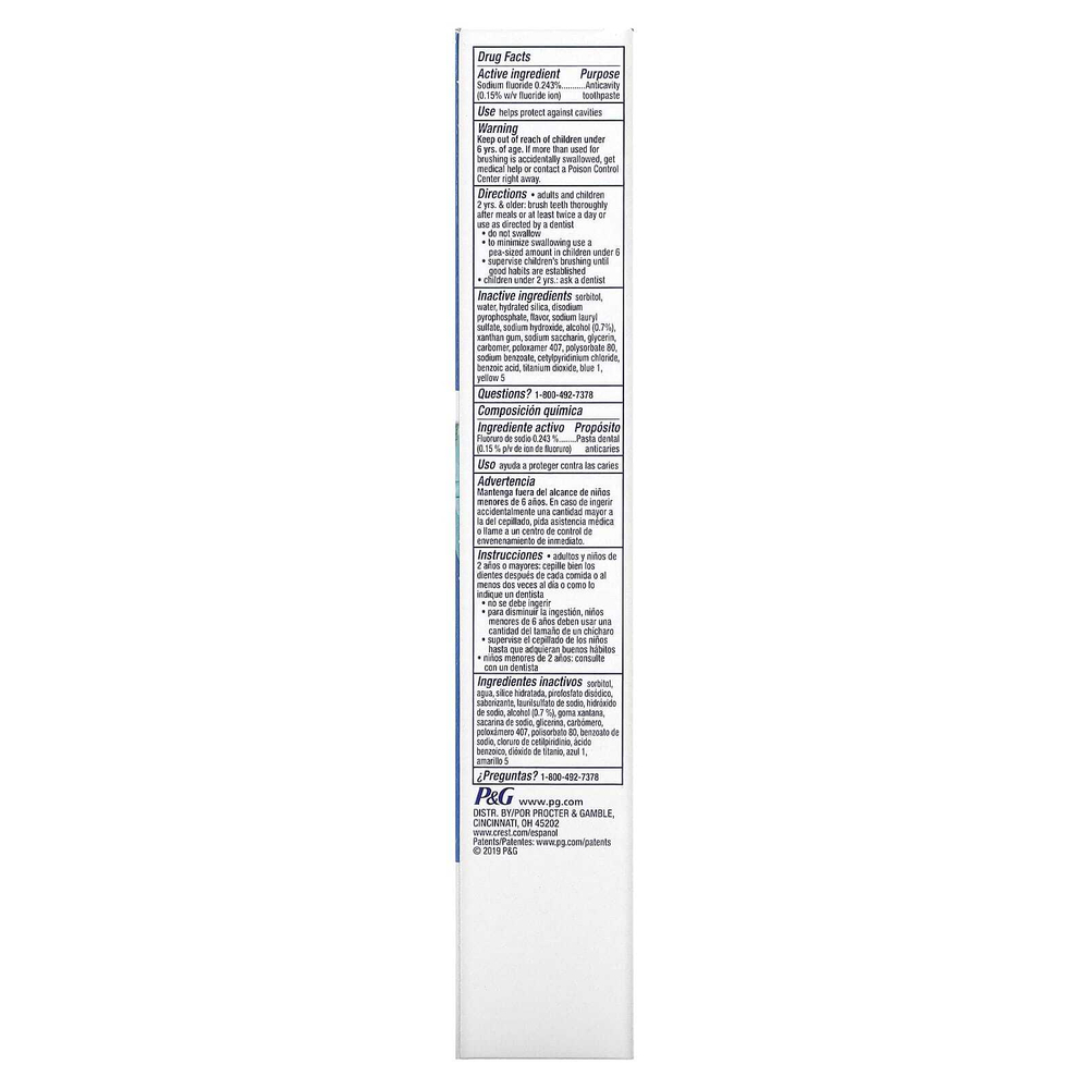 Crest, Plus, Scope, Outlast + Whitening, зубная паста с фтором против кариеса, мята, 153 г (5,4 унции)