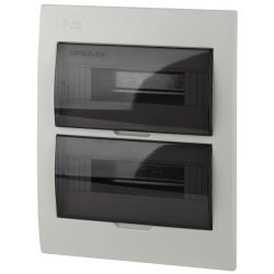 Корпус пластиковый встраиваемый ЭРА SIMPLE ЩРВ-П-24 IP41 прозрачная крышка белый