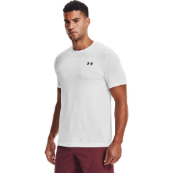Мужское теннисное поло Under Armour Seamless T-Shirt Men - White, Black