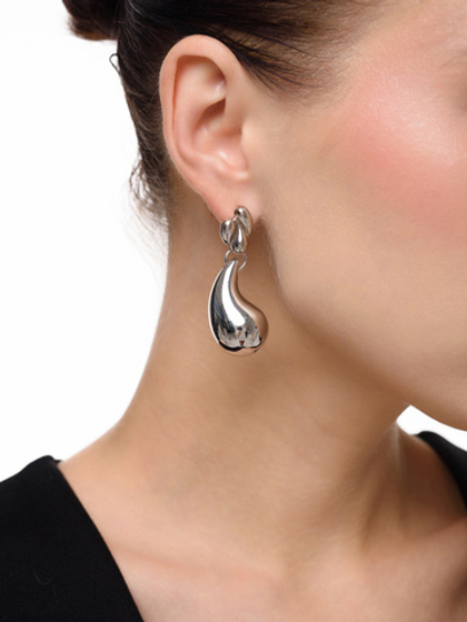 Серьги "Bomb Drops" Silver