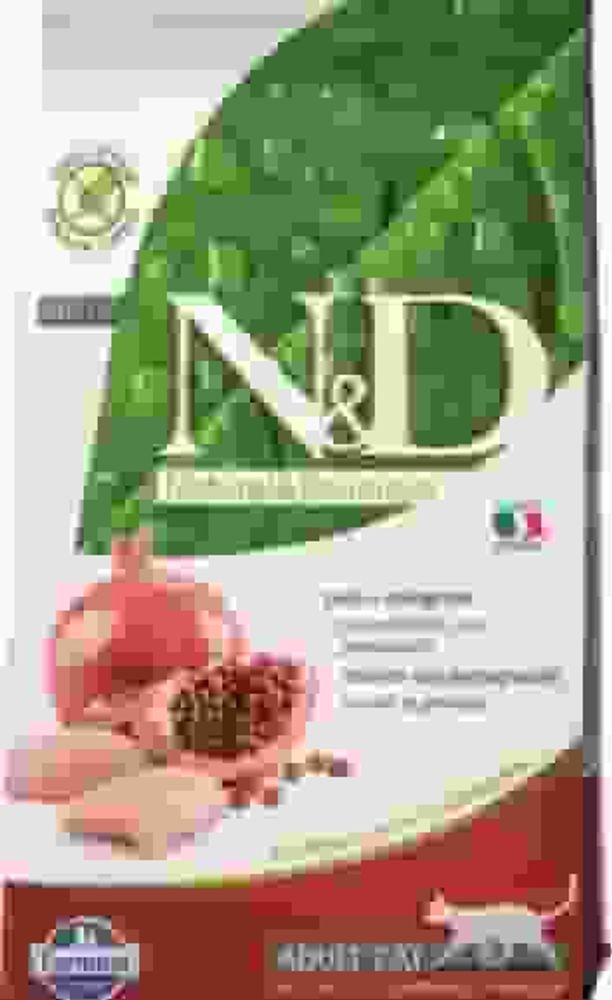 (002) N&D беззерновой корм для взрослых кошек с курицей и гранатом (002) N&D беззерновой корм для взрослых кошек с курицей и гранатом