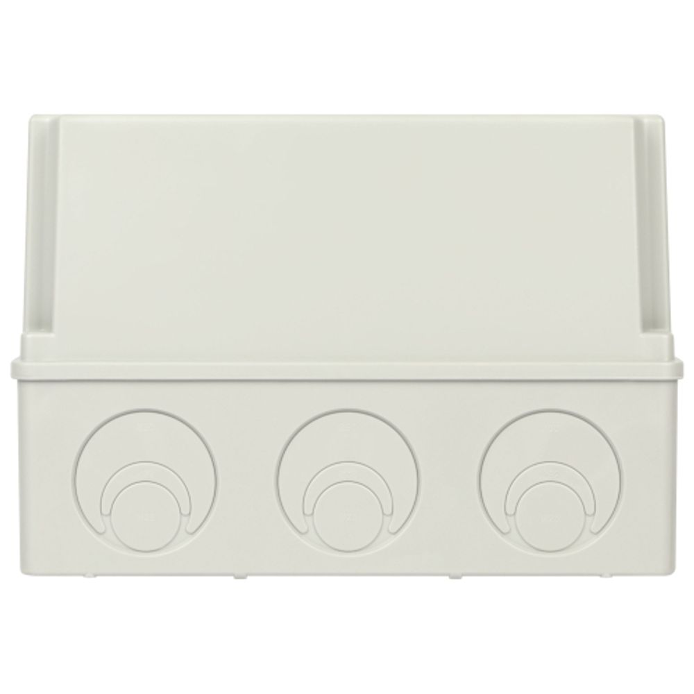 Распаячная коробка ЭРА KORv-240-195-165-44 ОП серая 240х195х165мм на винтах d25-3шт d32-2шт IP44