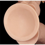 Двойной фаллоимитатор Lovetoy (30–33×5,5–6,8 см) на присоске