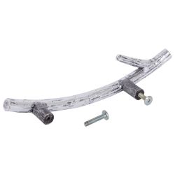 Ручка мебельная Арт Ринг mini правая Античное серебро