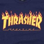 Футболка Thrasher Flame Logo (navy)