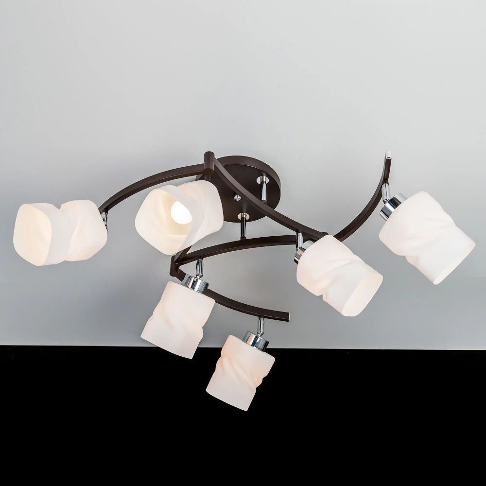 Citilux Берта CL126162 Люстра поворотная Венге Хром