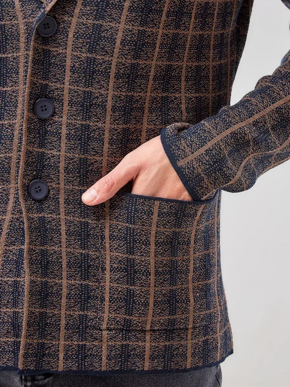 Пиджак в клетку