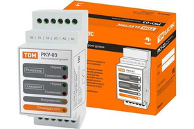 РКУ-03-1нас/2рез/4ур/6датч-230/400В-DIN (без датчиков) TDM SQ1507-0004