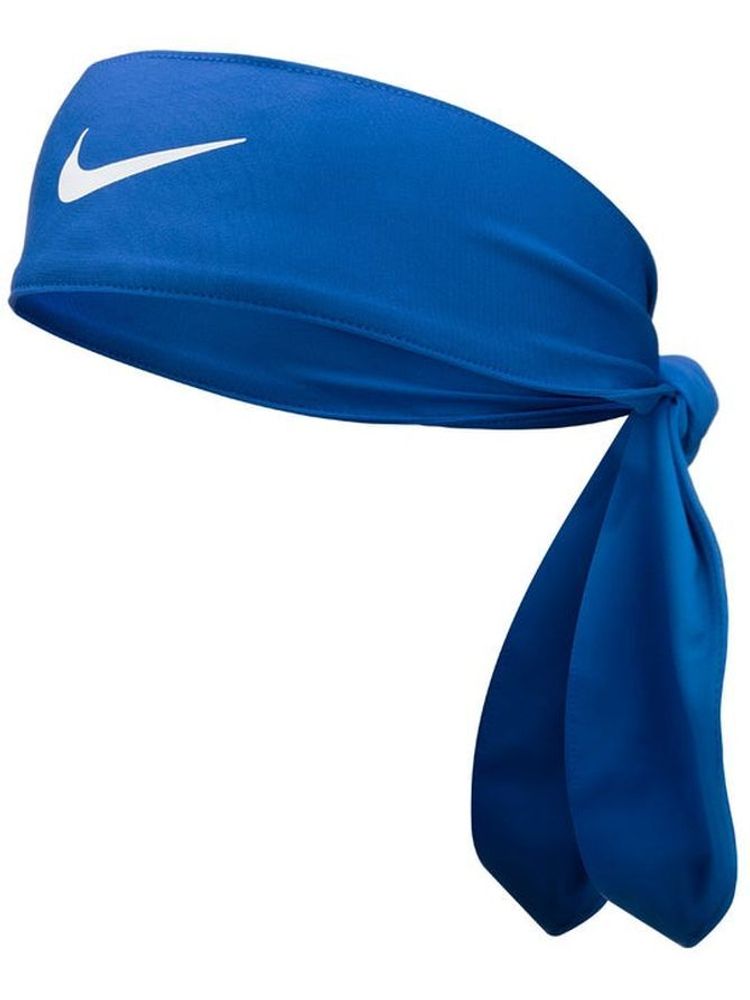 Теннисная бандана Nike Dri-Fit Head Tie 4.0 - game royal/white