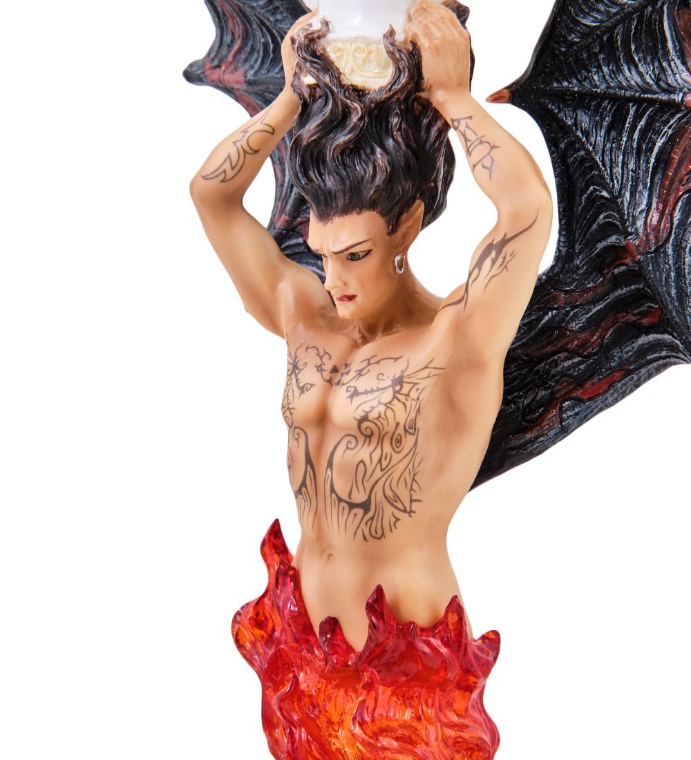 Veronese WS-1270 Подсвечник в стиле Фэнтези «Демон огня»