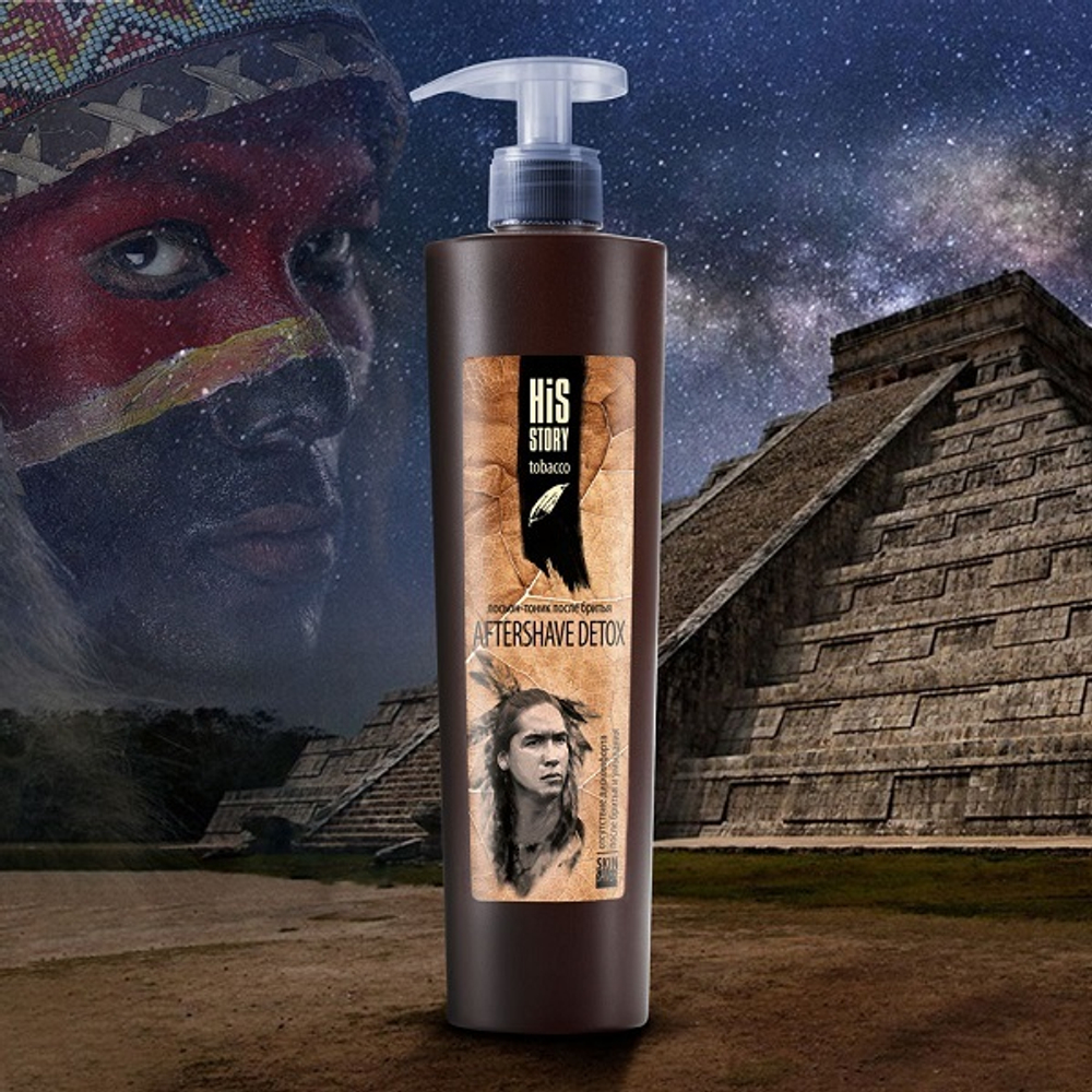 Лосьон-тоник после бритья Premium After Shave Detox His Story 500мл