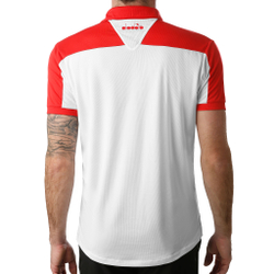 Мужское теннисное поло Diadora Court Polo Men - White, Red