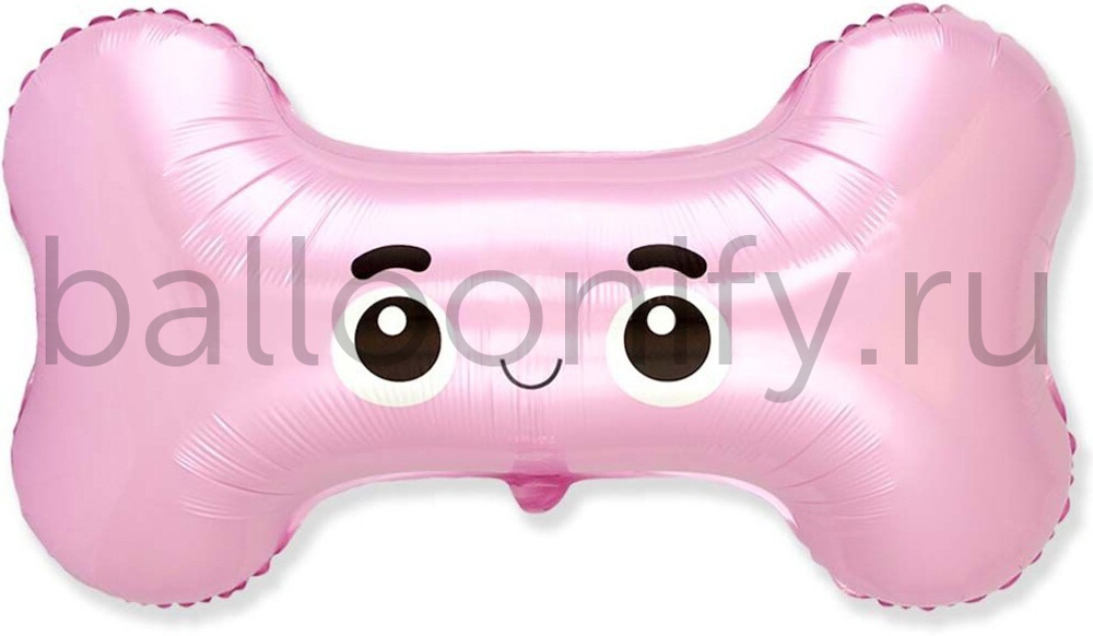 Шар (30''/76 см) Фигура, Маленькая косточка, Розовый, 1 шт.