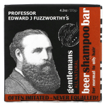 Professor Fuzzworthy's, Gentlemans Beer Shampoo Bar, для нормальных и жирных волос, без запаха, 120 г (4,2 унции)