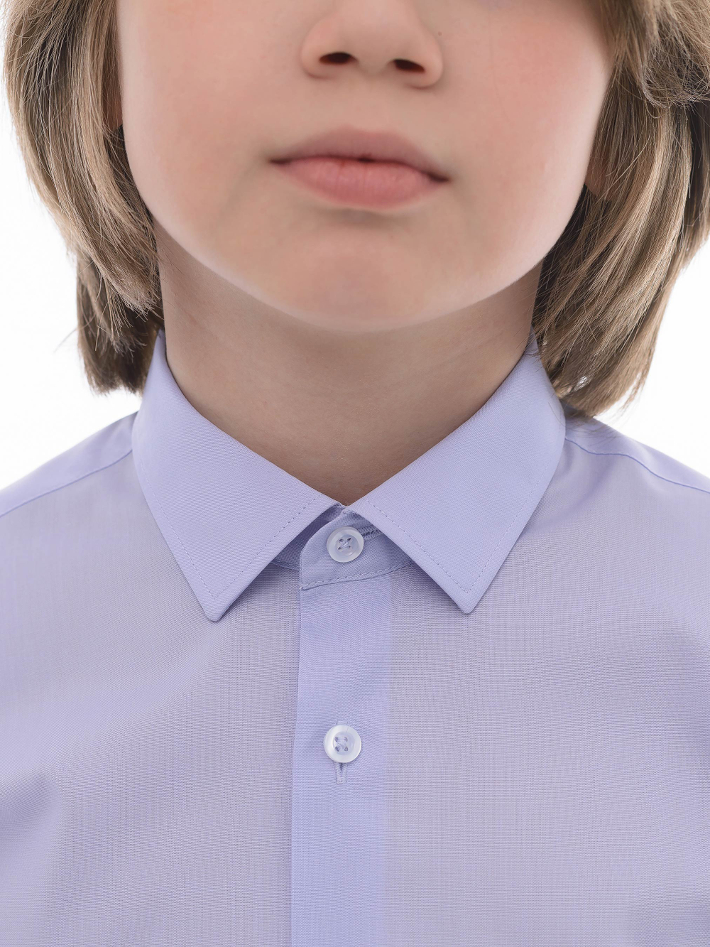 Сорочка детская ELITA длинный рукав, цвет светло-фиолетовый, хлопок/пэ 69612 34