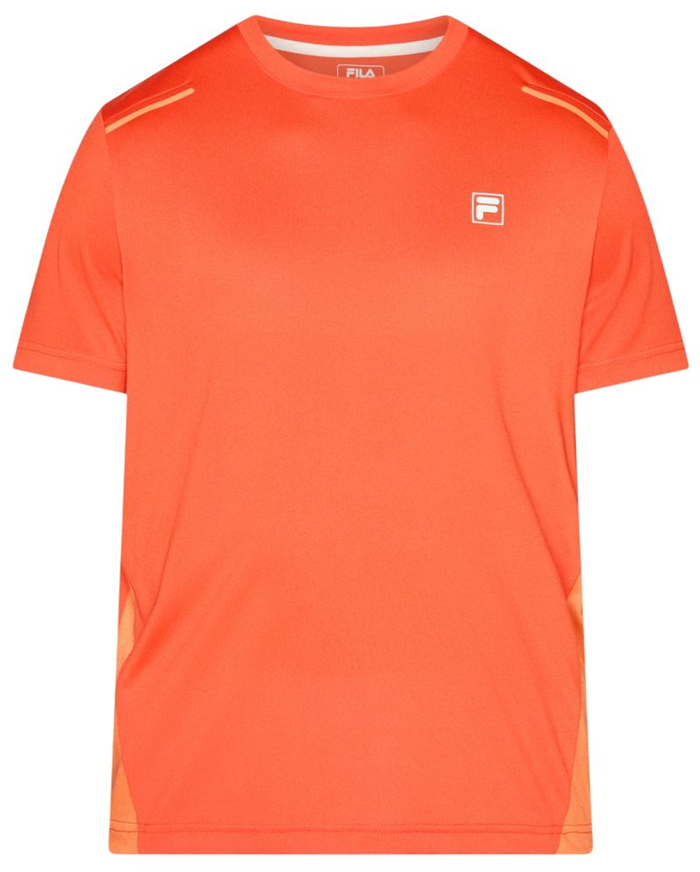 Теннисная футболка Fila Jakub - grenadine/flame