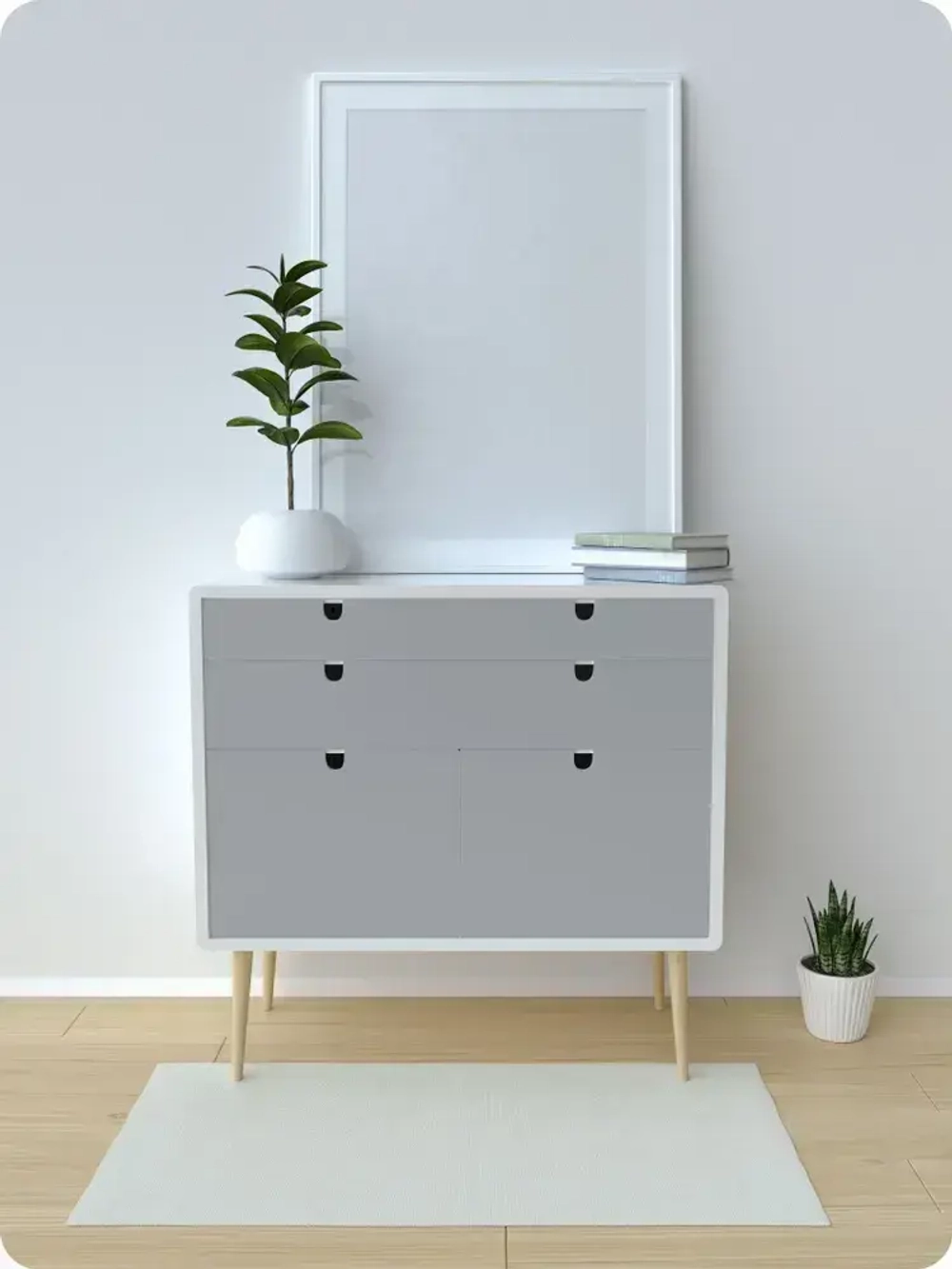 Аэрозольная краска в баллончике Elcon для мебели и декора, акриловая, быстросохнущая, 0.52 л, серый туман