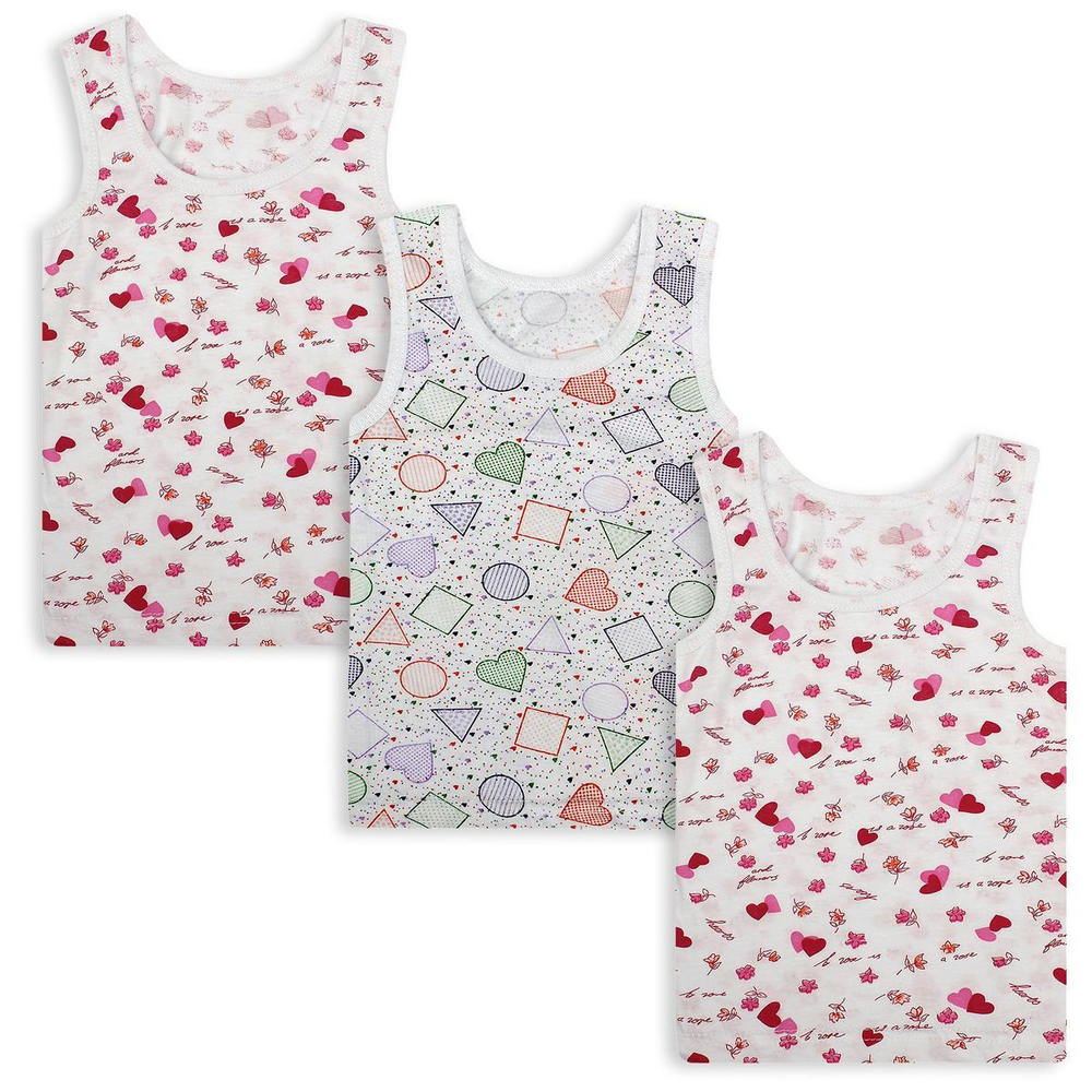 Набор майки для девочек (3шт), р.32, (Аmoteks)