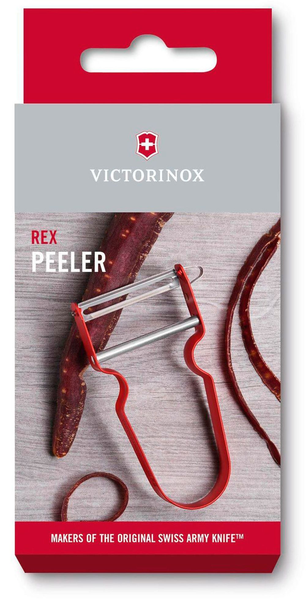 Овощечистка Victorinox rex для овощей и фруктов красная (6.0900.1) 5