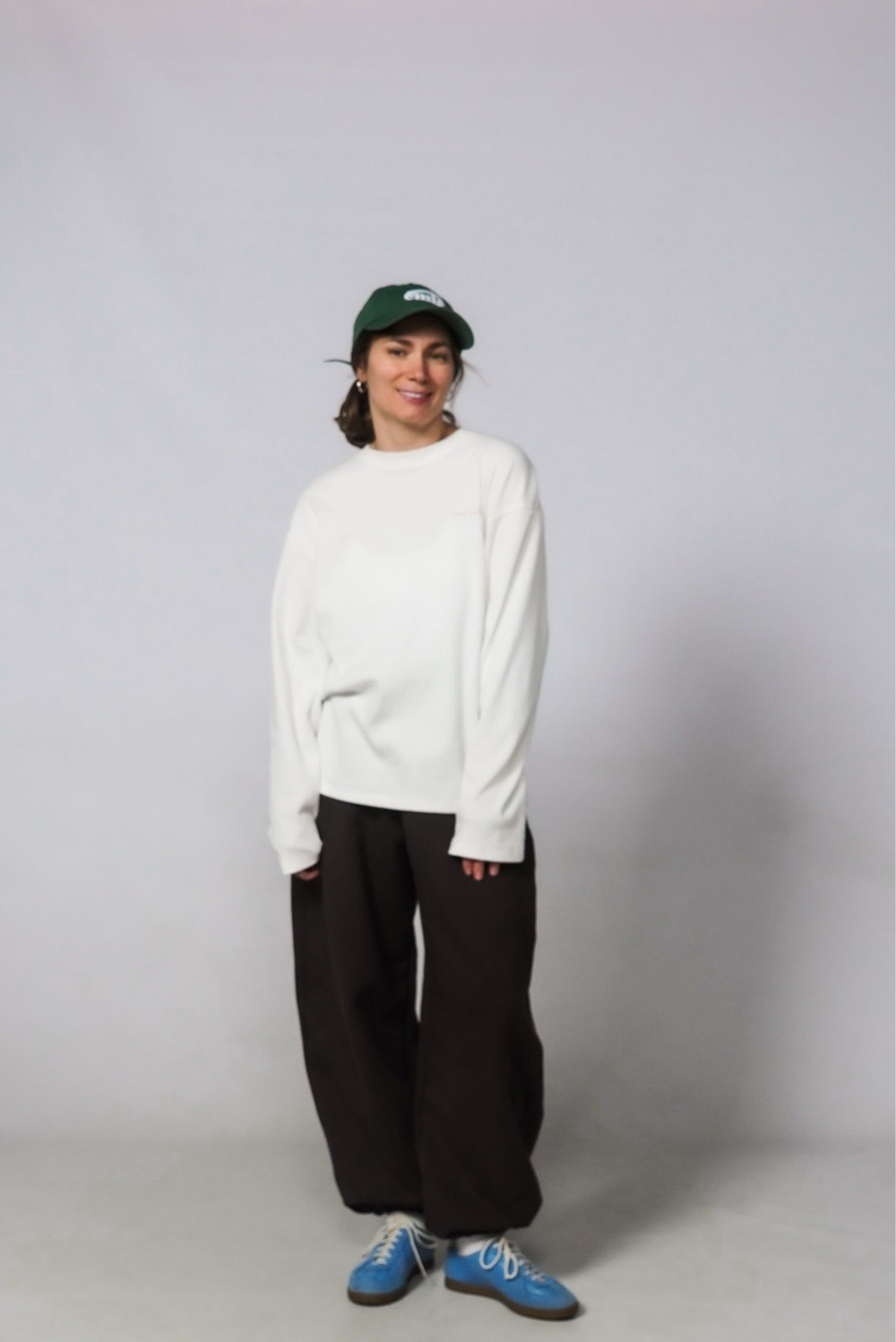 Лонгслив "Зое" в рубчик, айвори