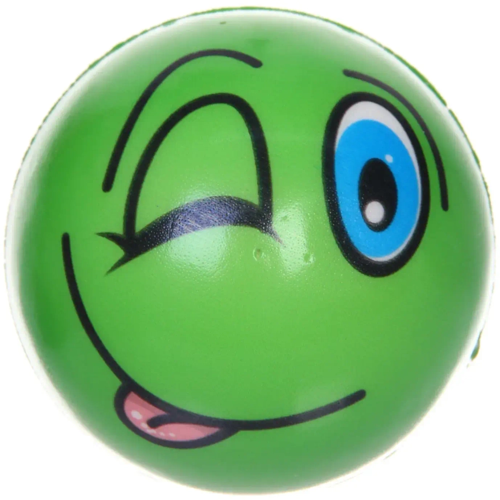 Мяч 6,3 см «Веселые мордашки» (антистресс), микс СТИКЕР НА ВЛОЖЕНИЕ