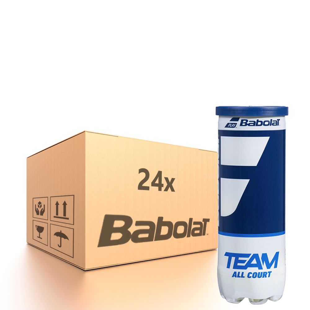 Упаковка теннисных мячей Babolat Team All Court - 24 x 3B