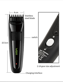 Набор для стрижки VGR V-015, черный