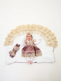 Комплект выписку новорождённому зимний