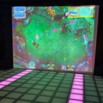 Интерактивный светодиодный пол с проектором «Арена Pixel Battle Plus» 187 шт