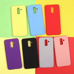 Панель матовая Soft Touch для Samsung Galaxy J8 (2018), 010659 Розовый