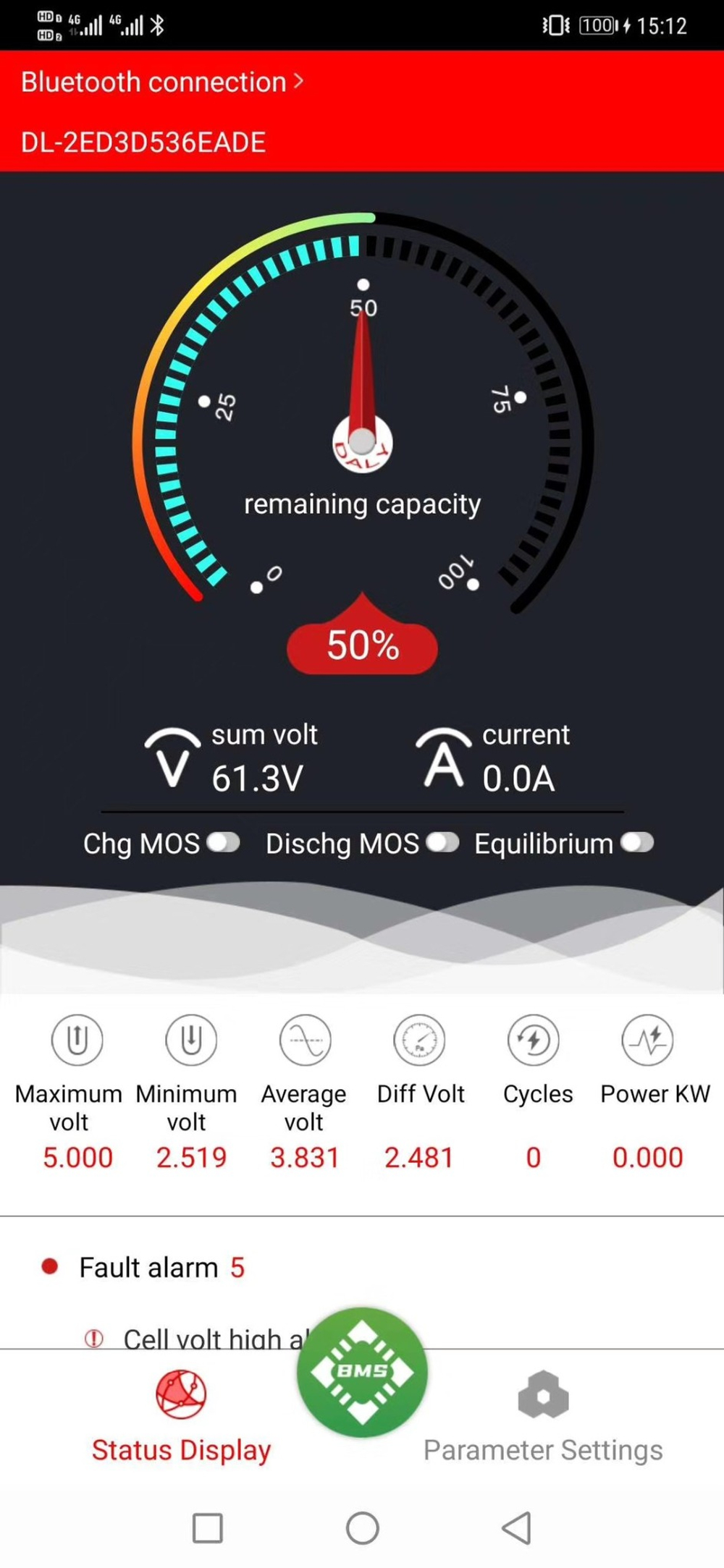 Плата контроля BMS Smart LiFePO4 8S 24V 80A