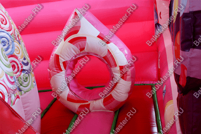 Коммерческий надувной батут "Конфета" 5*5*4.5 м