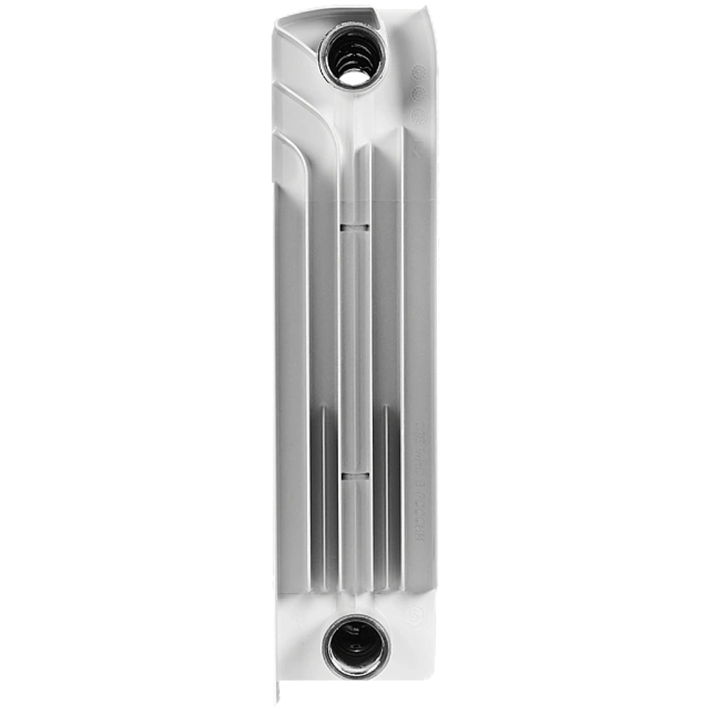 Радиатор биметаллический STOUT TITAN 350 - 12 секций (подключение боковое, цвет белый)