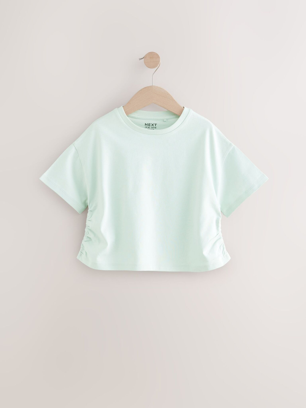 Футболка для девочки Next AM0-630, 3 шт., Мятный, Розовый, Синий