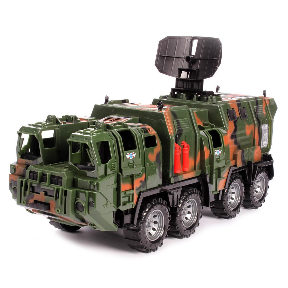 Военный тягач "Щит" с кунгом (камуфляж) (Нордпласт)