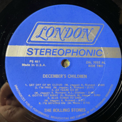 Винтажная виниловая пластинка LP The Rolling Stones Decembers Children (And Everybody's) (USA 1971)