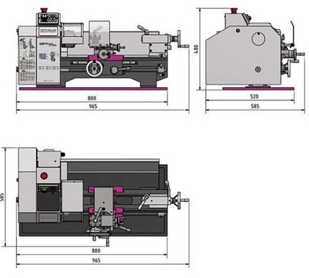 Станок токарный Optimum OPTIturn TU2304 3420320