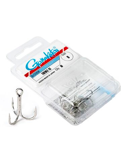 Крючки-тройники Gamakatsu 13N TREBLE HOOKS NICKEL размер 06 (упк.10шт.)
