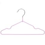 Плечики металлические нескользящие с полимерным покрытием 10шт «ТАРТИТАН», цвет розовый, 30см (Селфи)